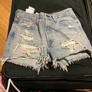 Free people Levi’s Jean shorts